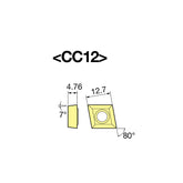 Designs Optimal Inserts Exclusive For Boring  Insert Holder Cartridge CC12/16 - Big-tools Industrial Supply Tools for Metal Cutting